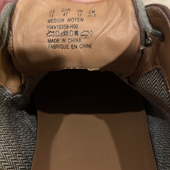 Lightly worn Hush Puppies Dark Grey Dress Shoe. Size 13. Classic with Comfort. - Picture 9 of 13